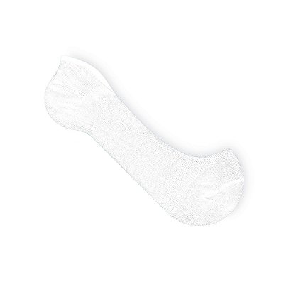 MEIA SAPATILHA MICRO INVISÍVEL FEMININA TAM 34-36 BRANCA