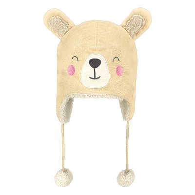GORRO LUDICO 03-06 ANOS FEMININO PIMPOLHO BEGE LHAMA