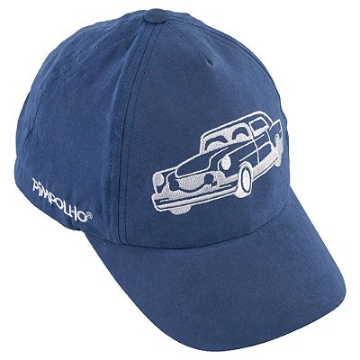 Boné Infantil Masculino Pimpolho Azul Marinho Carro