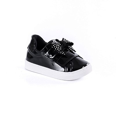 Tênis Infantil Feminino Menina Rio Preto Verniz com Laço #progressivo