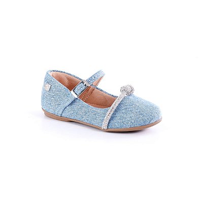 Sapatilha Infantil Menina Rio Jeans com Aplique de Strass