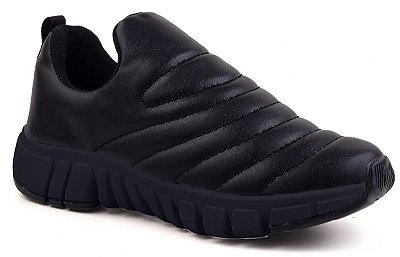 Tenis Jogging Gibizinho Preto Sintético