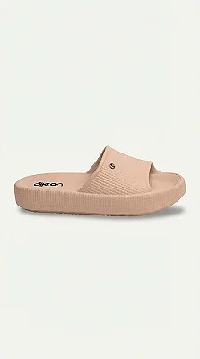 Chinelo Slide Dijean Nude Detalhe Pedra Spike
