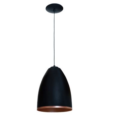 PENDENTE TARSILA PRETO BORDA COBRE