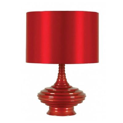 ABAJUR DE MESA EM METAL VERMELHO PA1369A BELLA