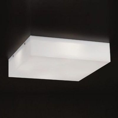 PLAFON BOX ACRILICO BRANCO 58CM BELLA ITÁLIA