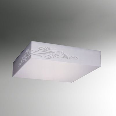 PLAFON FLOREALI BRANCO 31X31