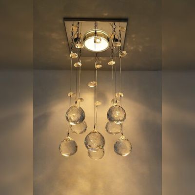 EMBUTIDO CRISTAL BOLA - SEMI EMBUTIDO OLD ARTISAN EMB4075-CRO-CRIST