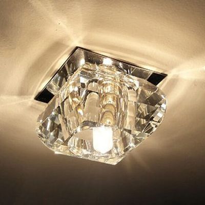 SPOT SEMI EMBUTIDO CRISTAL EFEITO REDONDO VIVENDI VIV3011