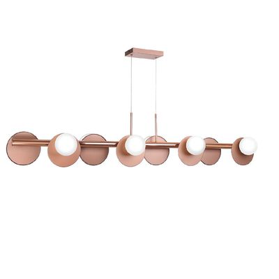 PENDENTE BADU ROSÊ FOSCO PRETO BRILHO