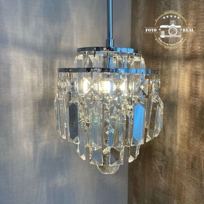 PENDENTE KRI CRISTAL TRANSLUCIDO BELLA ILUMINAÇÃO