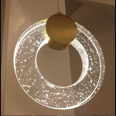 PENDENTE OGGI DOURADO LED - BELLA ILUMINAÇÃO