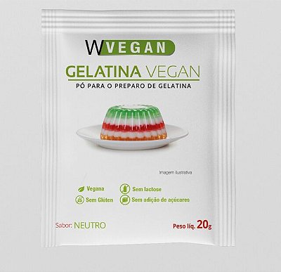 Gelatina Vegana -  WVegan - 20g