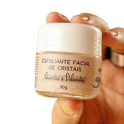 Esfoliante facial vegano de cristais - Made in Gaia