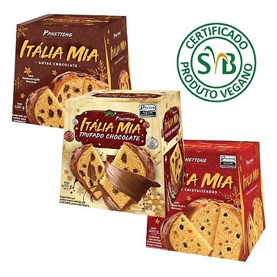 Panetone Chocotone Vegano - Italia Mia - 400g
