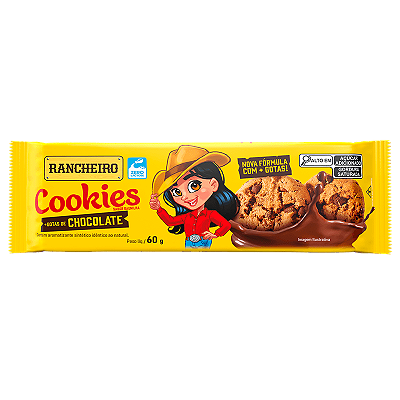 Cookies zero lactose e vegano - Rancheiro