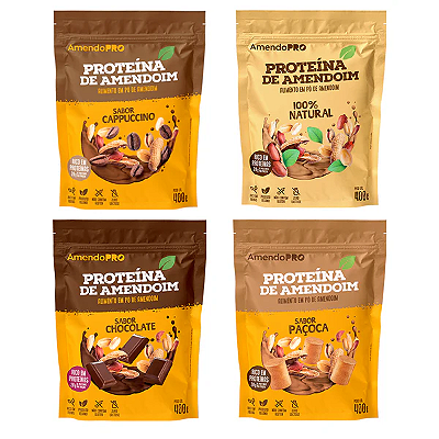 Proteína de Amendoim - AmendoPro - 400g