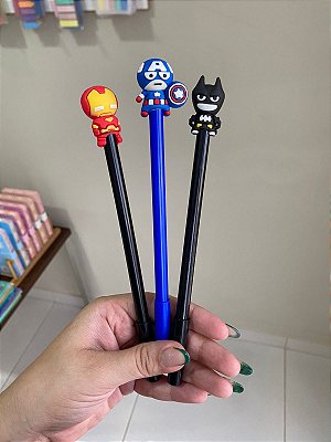 OFERTA Caneta fofa Heróis