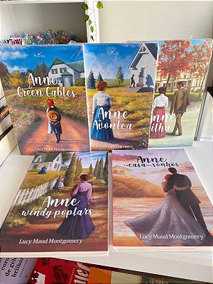 Coleção Anne de Green Gables - 5 livros + marcadores personalizados