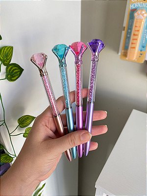 Caneta Cristal Diamante