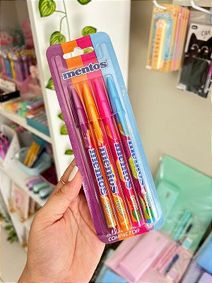 Kit Caneta Esferográfica Mentos