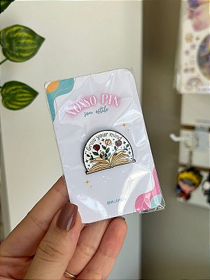Pin Grow Your Mind | Broche Evolua Sua Mente