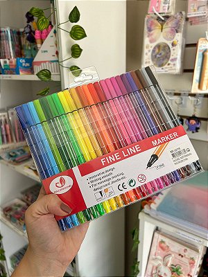 Kit 24 Canetas Fine Marker