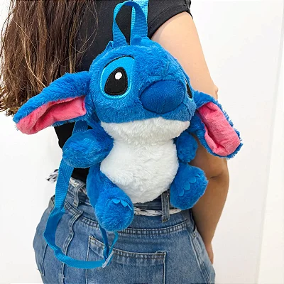 Mochila Pelúcia Stitch