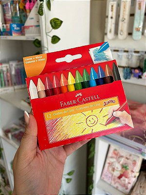 Gizão de Cera Jumbo C/ 12 Faber Castell