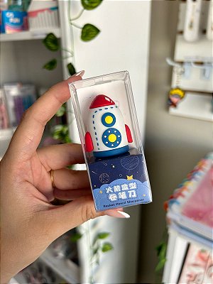 Apontador Foguete Emborrachado