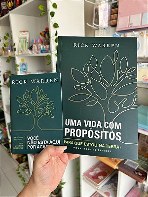 Kit Uma Vida Com Propósitos