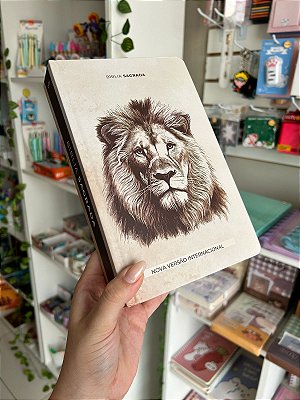 Bíblia Sagrada NVI Leão de Judá Letra Gigante