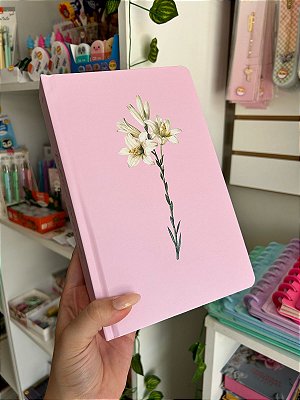 Bíblia Sagrada NVI Lírios Rosa Letra Gigante