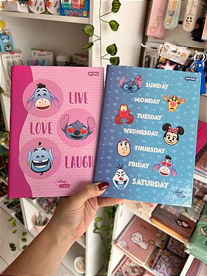 Caderno Disney Emoji Brochura 1/4 80f
