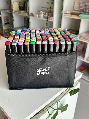 Caneta Touch Dupla 120 Cores