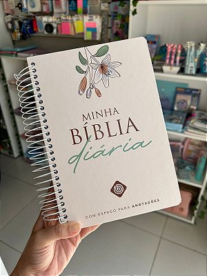 Minha Bíblia Diária NVI Tulipa C/ Espaço Para Anotações