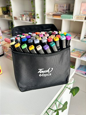 Caneta Touch Dupla 60 Cores
