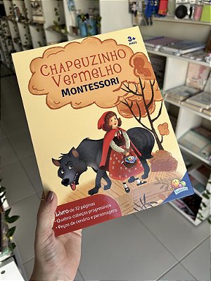 Livro-Jogo Montessori: Chapeuzinho Vermelho