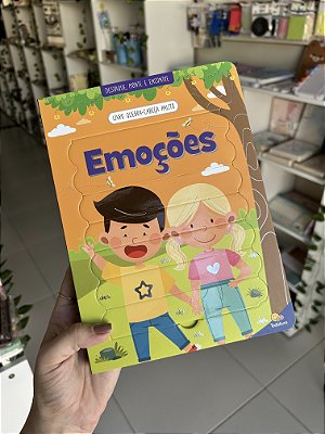 Livro Quebra-Cabeça Palito: Emoções