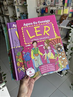 Box Agora Eu Consigo Ler Rosa: 4 Livros
