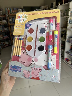 Megakit Ler Colorir e Brincar: Peppa Pig