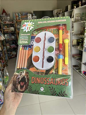 Megakit Ler Colorir e Brincar: Dinossauros