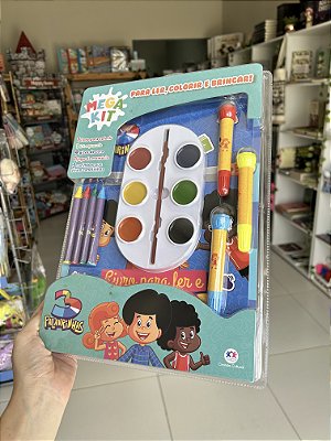 Megakit Ler Colorir e Brincar: 3 Palavrinhas
