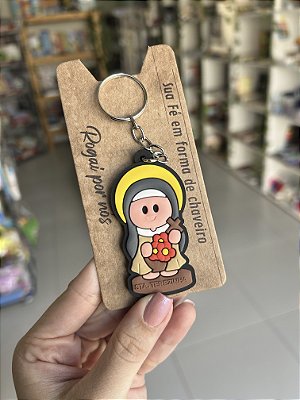 Chaveiro 2D Santa Teresinha do Menino Jesus