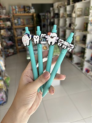 Caneta Fofa Retrátil Odonto