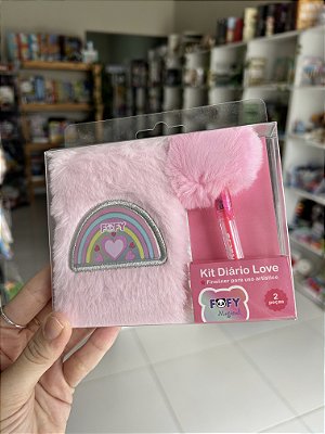Kit Love Diário + Caneta Fofy