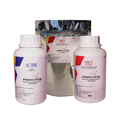 Kit Resina Fast 450Gr (Resina+Liquido+Isolante)