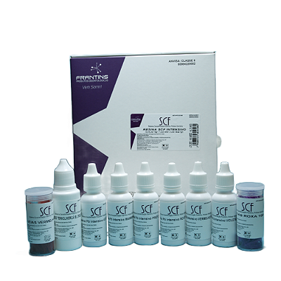 KIT RESINA SCF – 6 CORES + LÍQUIDO TERMOPOLIMERIZÁVEL + VEIAS