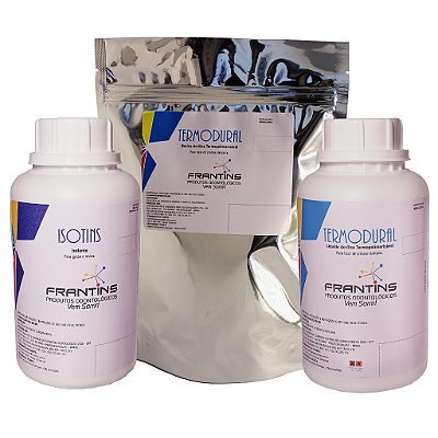 Kit Resina Termodural 450g Frantins – Resina + Líquido + Isolante