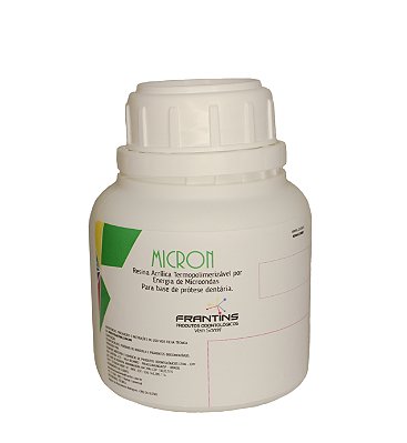 Resinas Acrílica Micron Frantins – Termopolimerizável para Micro‑ondas